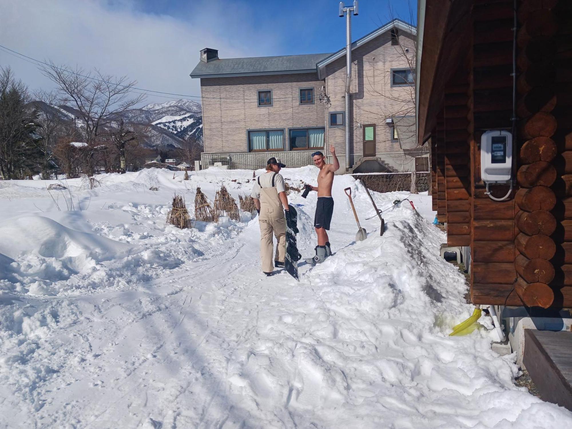 Log Cottage Villa Happo Hakuba Exterior foto