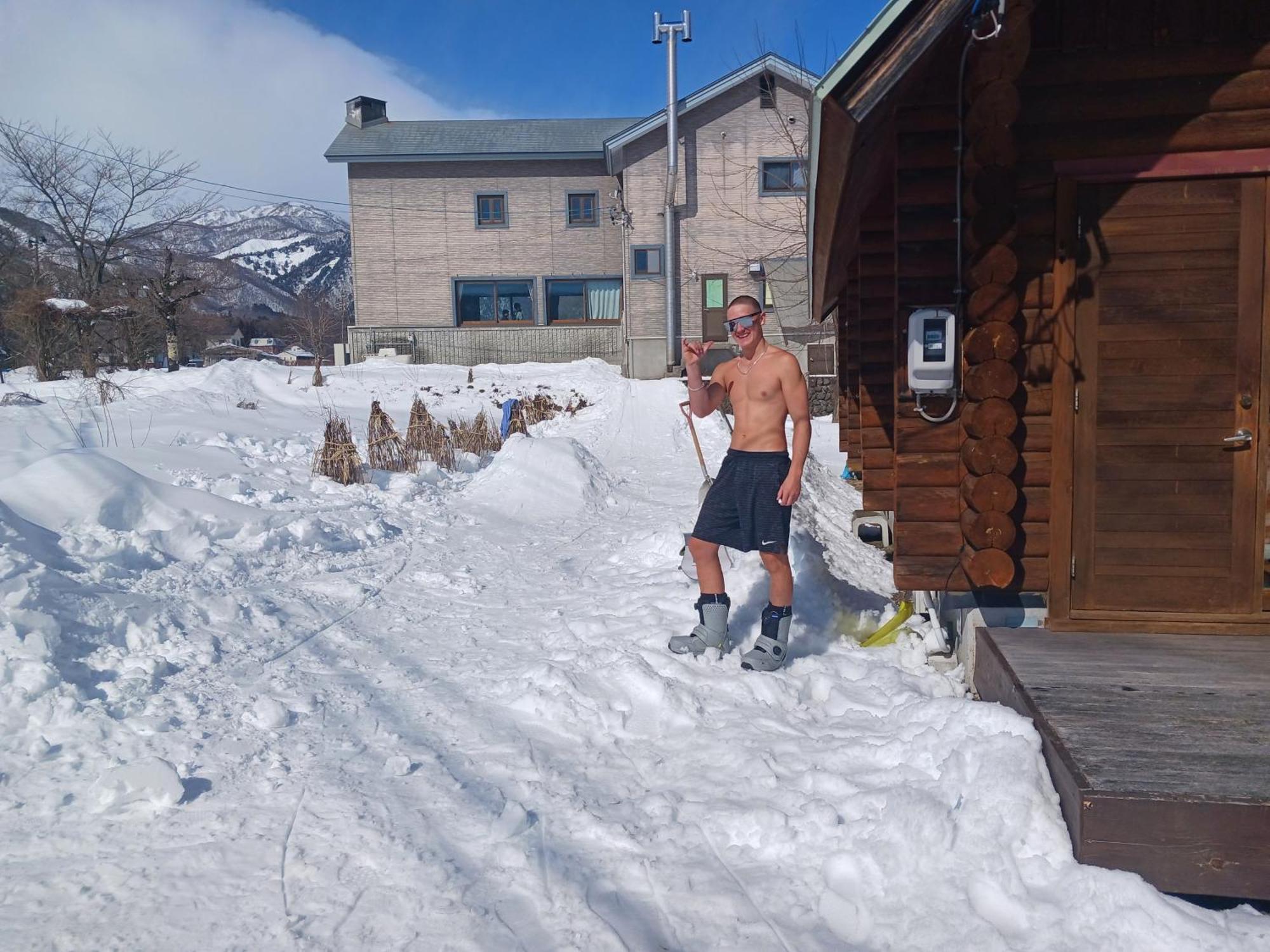 Log Cottage Villa Happo Hakuba Exterior foto